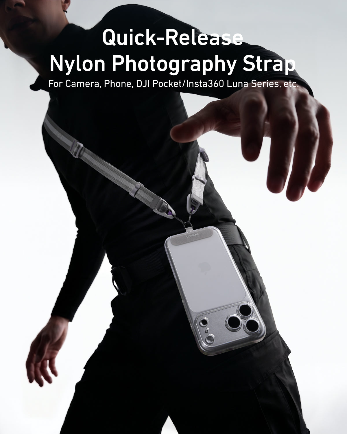 Telesin DisAdv Quick-Release Camera Strap