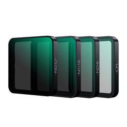 TELESIN filter set for Insta360 Ace Pro and Ace Pro 2 with CPL and ND8 ND16 ND32 filters on white background