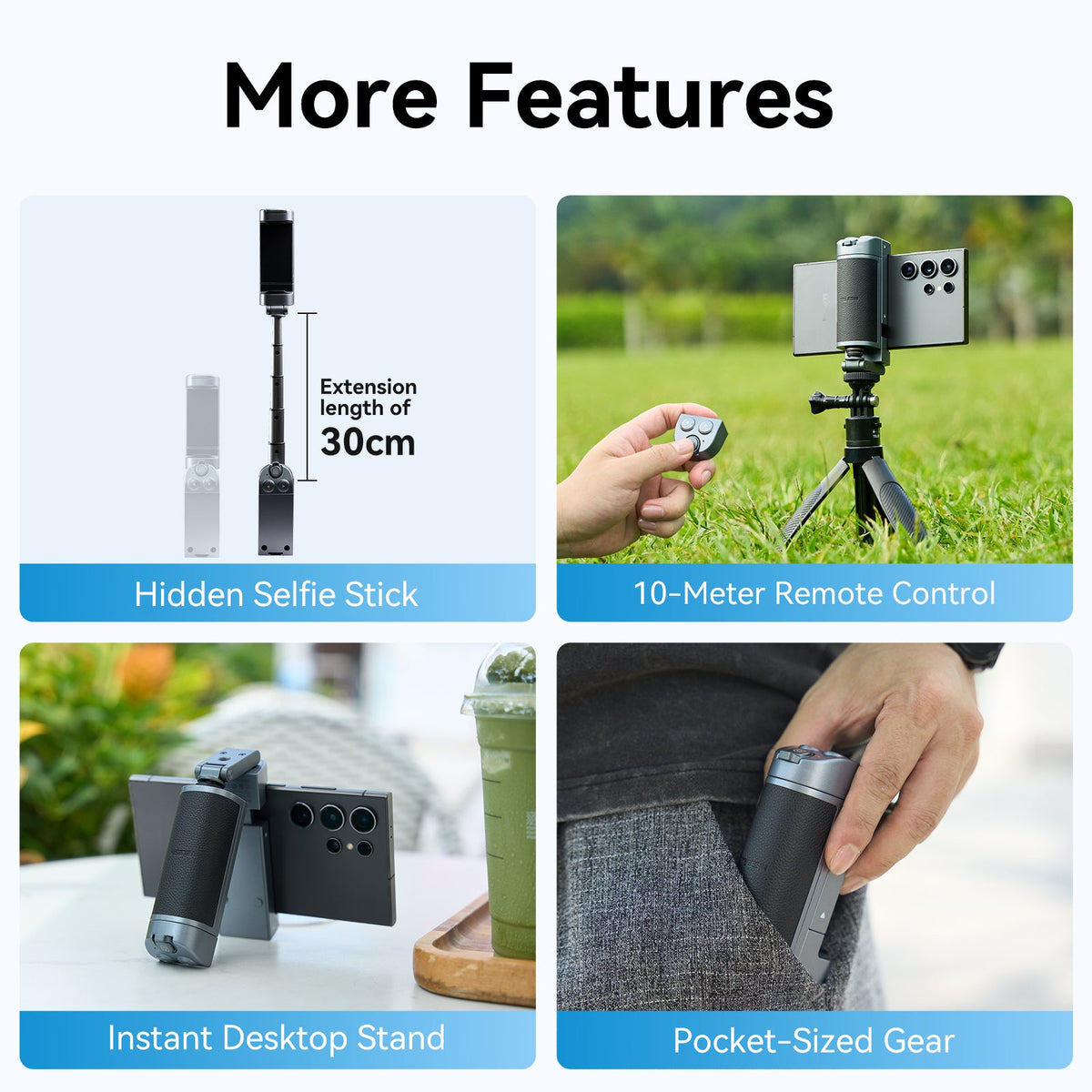 TELESIN Smart phone Camera Grip telesinstore