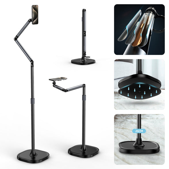 TELESIN mobile video/live shooting magnetic floor  stand telesinstore