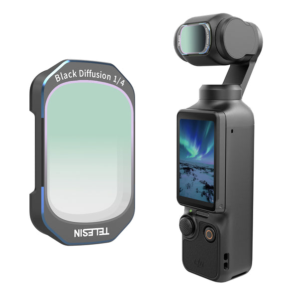Telesin Black Diffusion 1/4 Filter for DJI Osmo Pocket 4/3