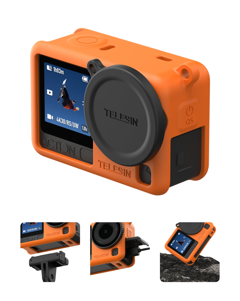 TELESIN Silicone Protective Case