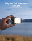 Telesin Magnetic Quick-Release Fill Light for DJI Action 6 / Nano