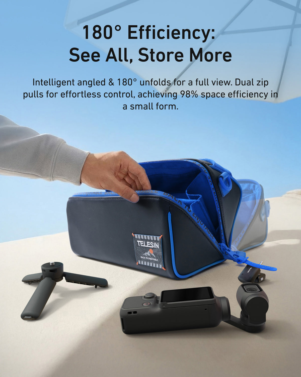 Telesin DisAdv Multi-functional Storage Bag for Osmo Pocket 4/3