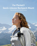 Telesin For Pocket3 Quick-release Backpack Mount telesinstore
