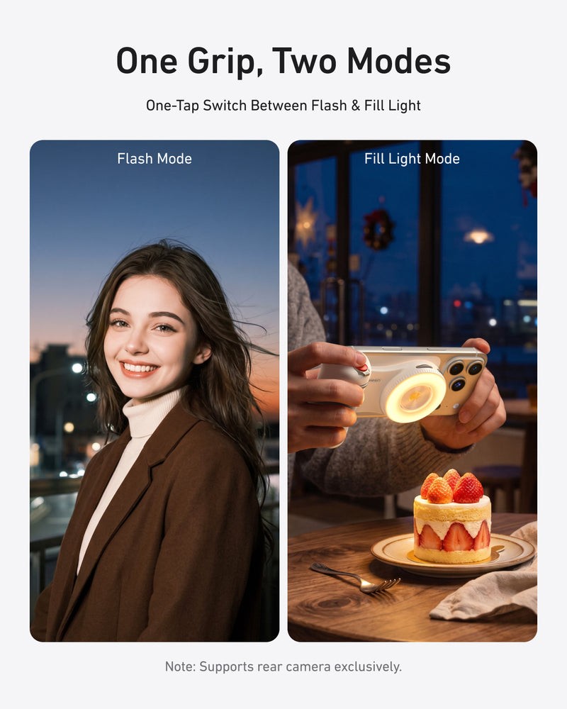 Telesin Fill-Light Selfie Handle for Smartphones