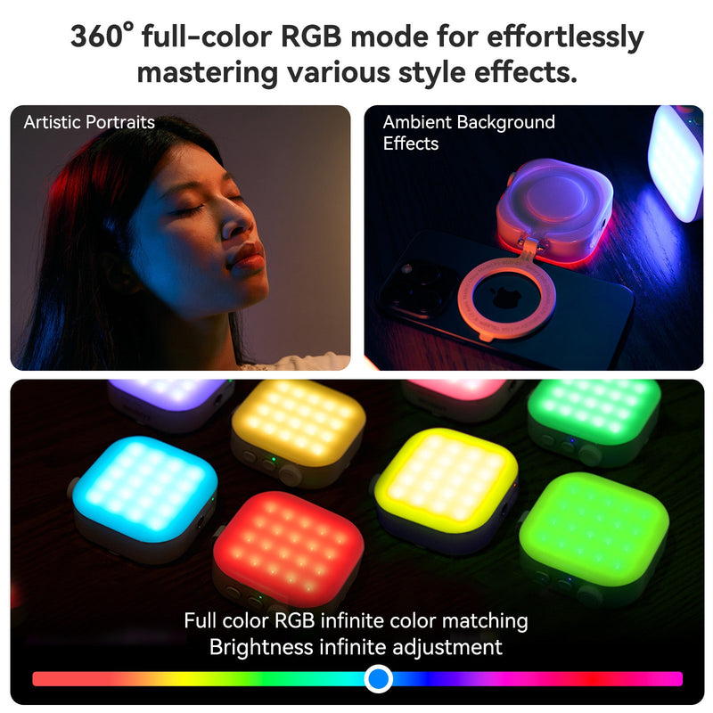 Telesin Mobile phone magnetic ice cube lamp telesinstore