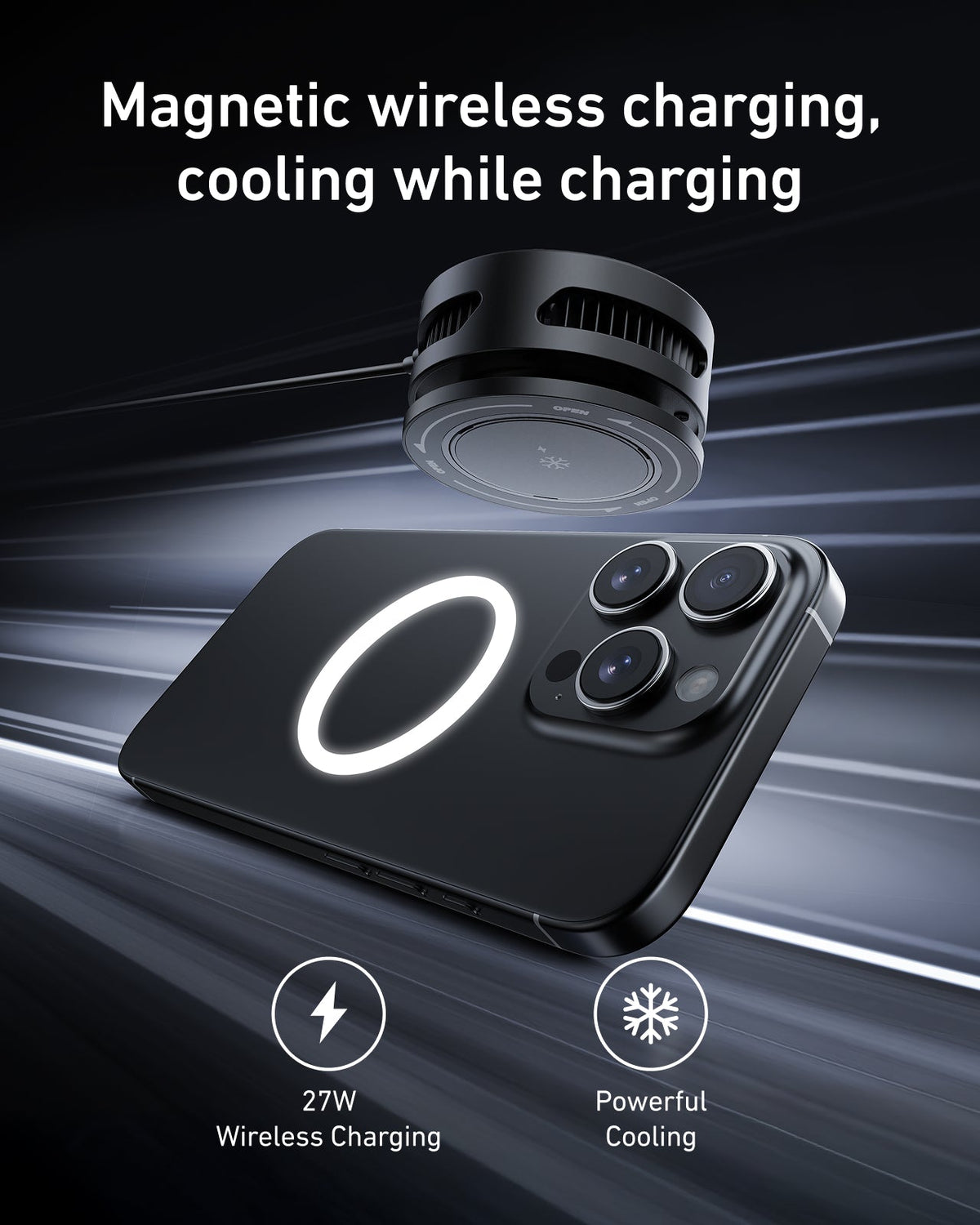 TELESIN Magnetic Phone Cooler telesinstore