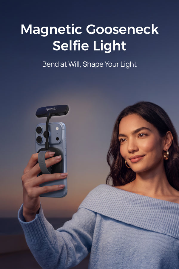 Telesin 2-in-1 Magnetic Fill Light for Phone