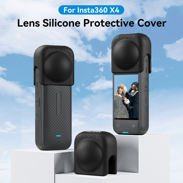 Telesin Lens Silicone Protective Cover for Insta360 X4 telesinstore