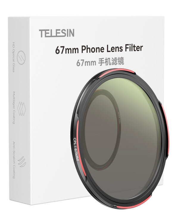 TELESIN 67mm Phone Lens Filter telesinstore