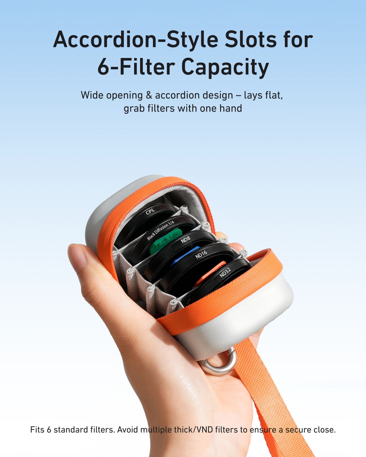 Telesin Lens Filter Case for Action Camera