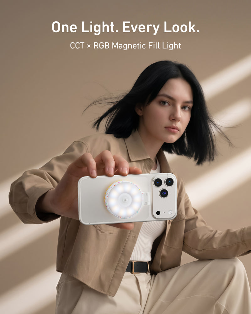 TELESIN CCT x RGB Magnetic Fill Light