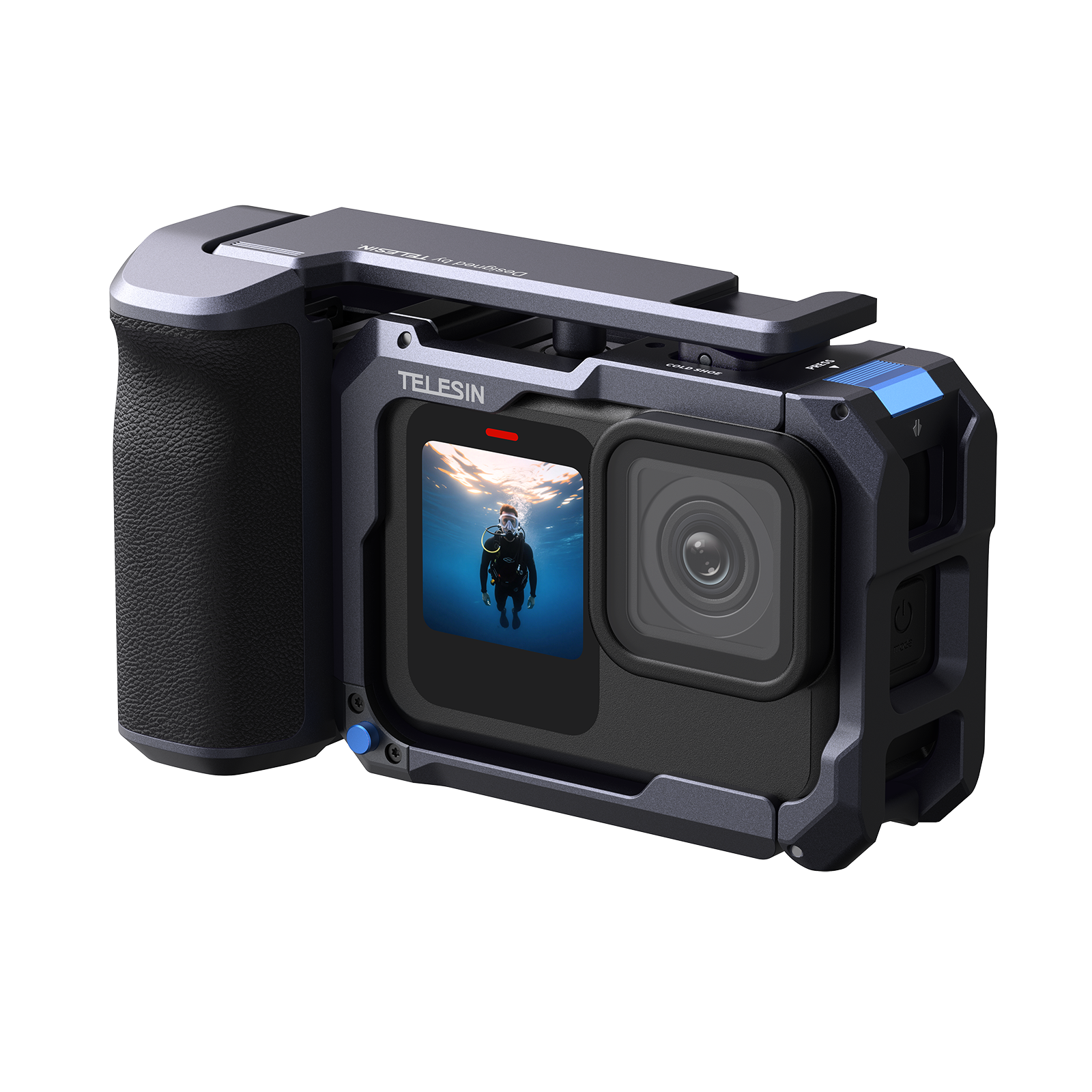 Telesin StreetGrip Kit for Hero 9–13(include cage)