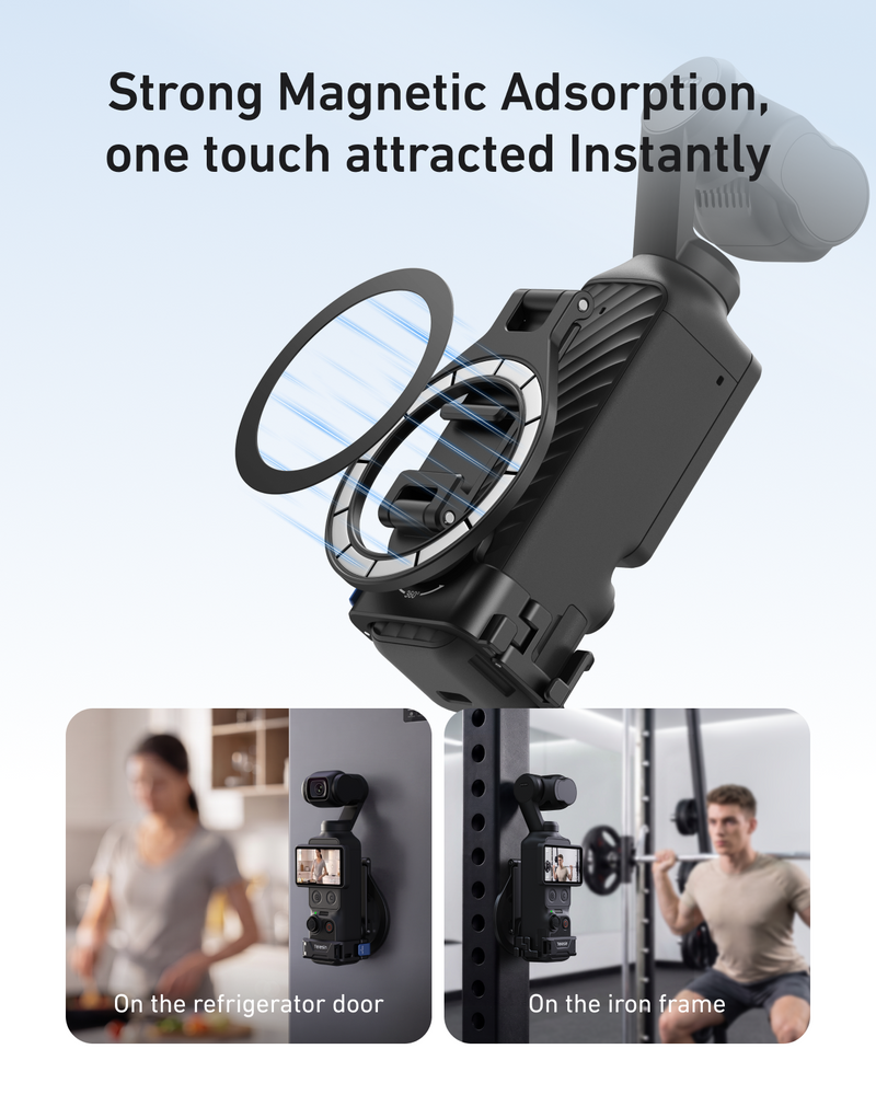 Telesin Magnetic Extension Frame Mount Stand For DJI Osmo Pocket 4P/ 4/ 3