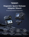 Telesin Dual-Direction Magnetic Quick-Release Base for DJI Osmo Action 6
