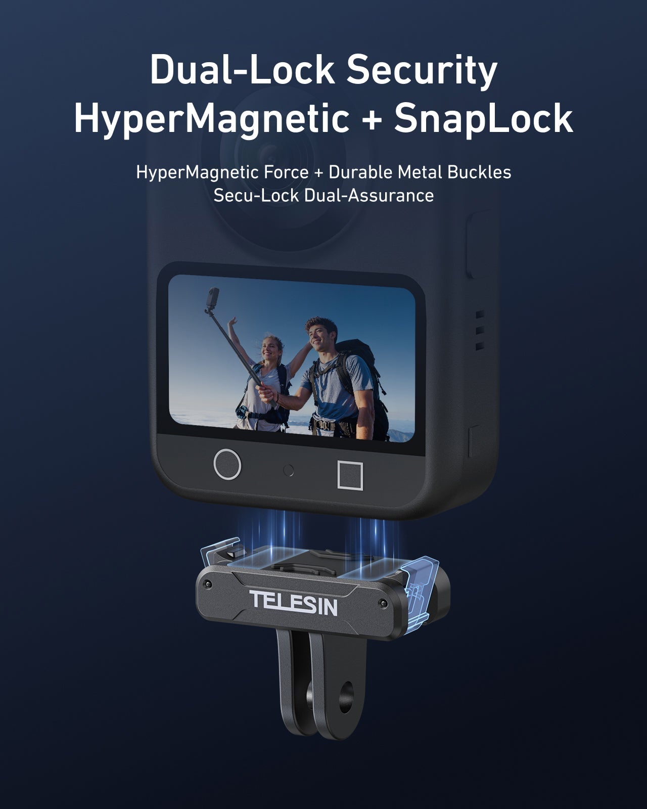 TELESIN Magnetic Quick-Release Adapter Mount telesinstore