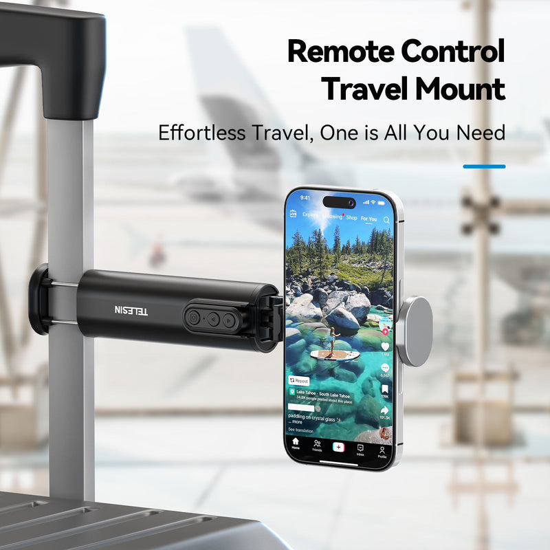 Telesin Remote Contro Travel Mount-Clamp Type telesinstore