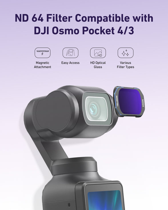Telesin ND 64 Filter for DJI Osmo Pocket 4/3