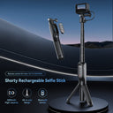 Shorty Rechargeable Selfie Stick telesinstore