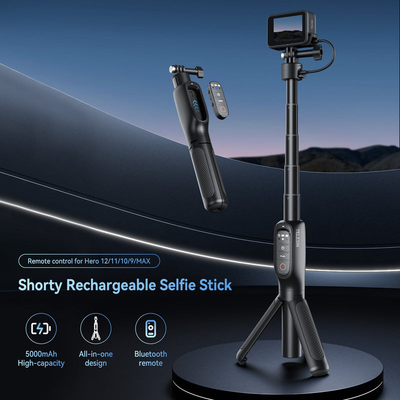Shorty Rechargeable Selfie Stick telesinstore