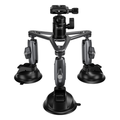 TELESIN Three-Arm Suction Mount