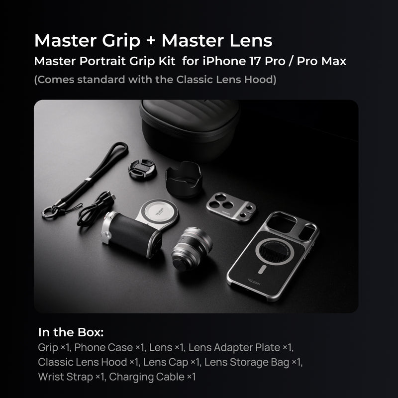 Master Portrait Grip Kit for iPhone 17 Pro / Pro Max