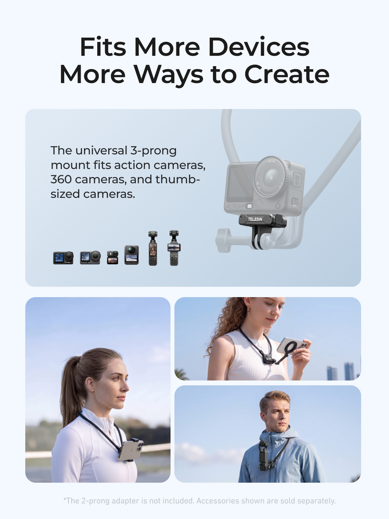 Telesin SE 3 Action Camera Neck Mount
