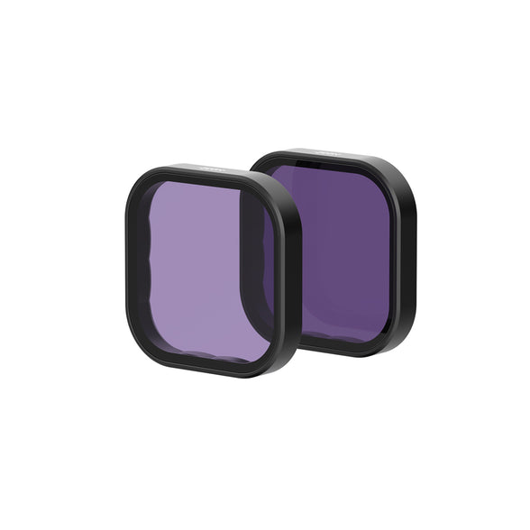 TELESIN CPL and ND filter kit mounted on GoPro Hero 13 for outdoor shooting