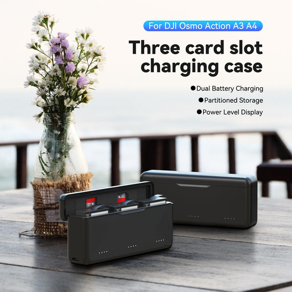 Telesin charging box for DJI Action4/3/5pro telesinstore