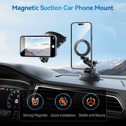 Magnetic Suction Car Phone Mount