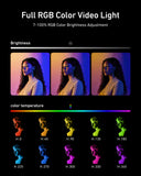 TELESIN Magnetic RGB Video Light