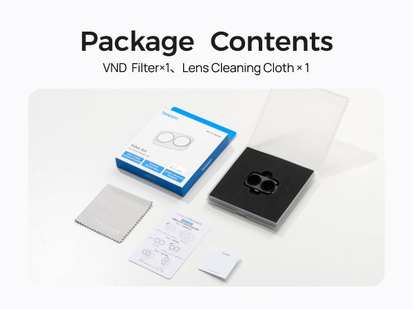 Telesin VND 2-32 Adjustable ND Filter for DJI Osmo Pocket 4P (Black)