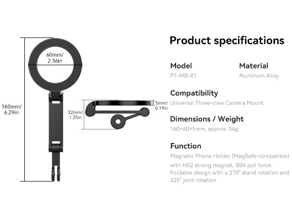 Telesin Magnetic Smartphone Mount