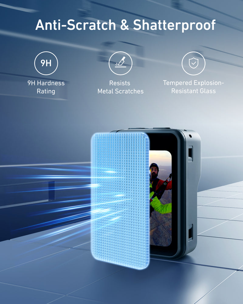 Telesin Tempered Glass Screen Protector for Insta360 GO Ultra