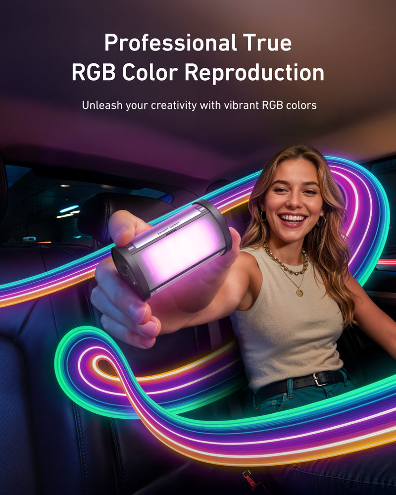 TELESIN Magnetic RGB Video Light