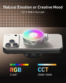 TELESIN RGB Magnetic Selfie Ring Light for makeup tutorials