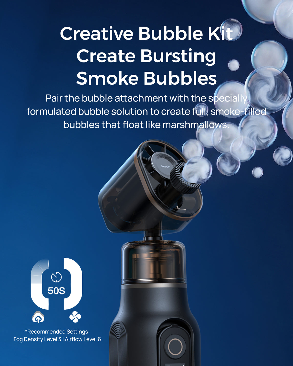 Telesin Enhanced Portable Fog Machine