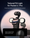Dual Mini Fill Light Set for DJI Osmo Pocket 4