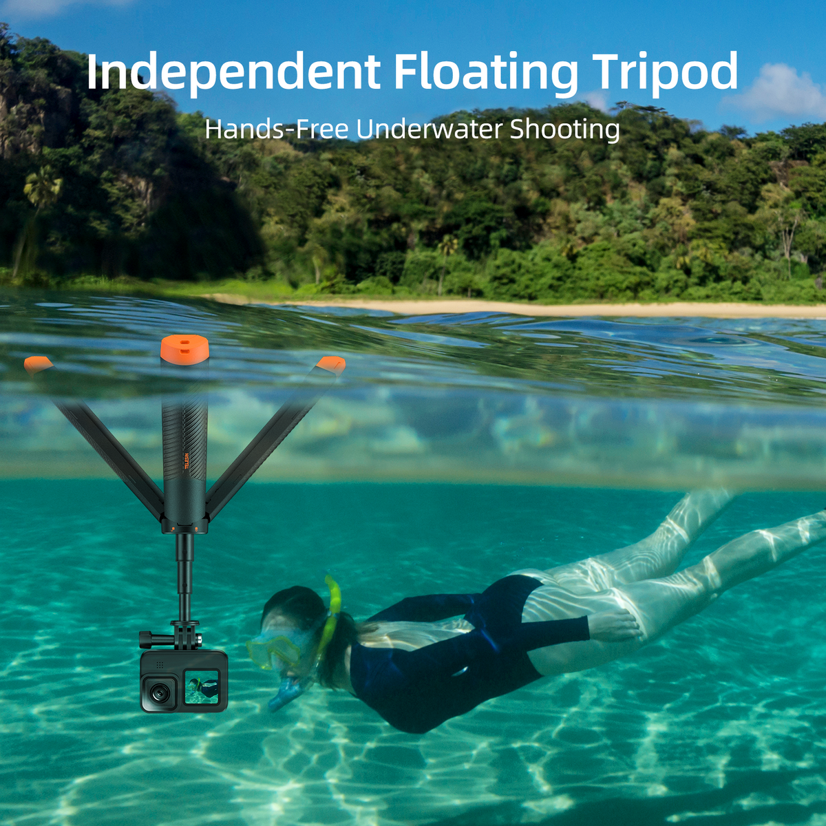 TELESIN Floating Tripod Selfie Stick telesinstore