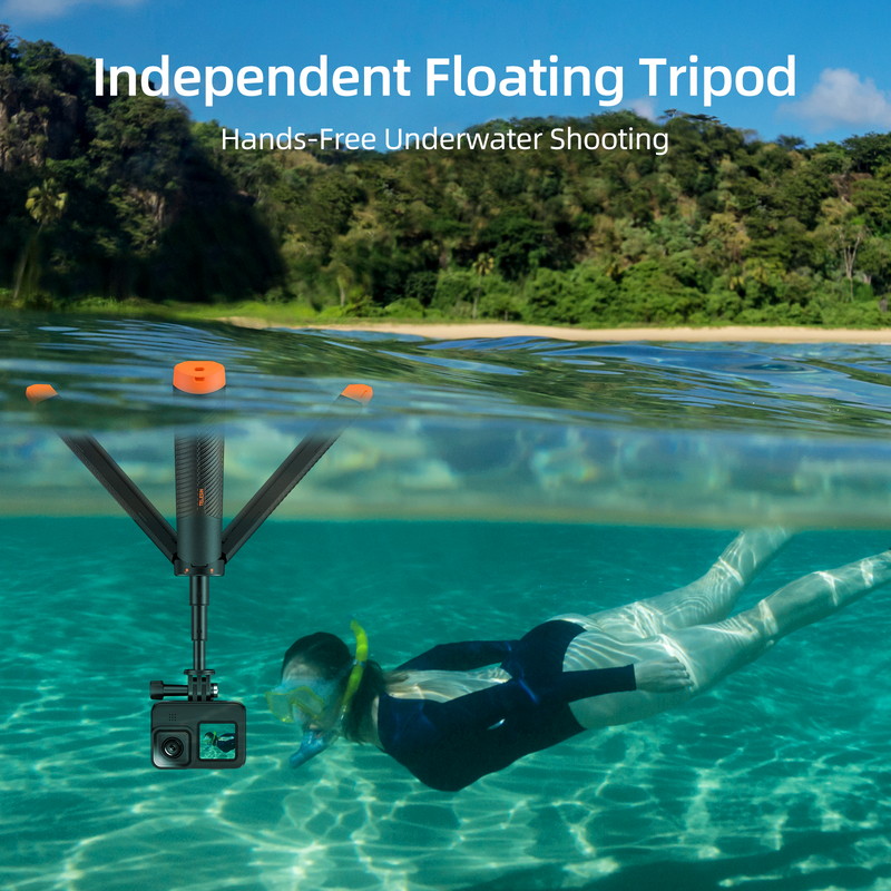 TELESIN Floating Tripod Selfie Stick telesinstore