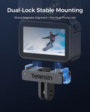 Telesin Dual-Direction Magnetic Quick-Release Base for DJI Osmo Action 6