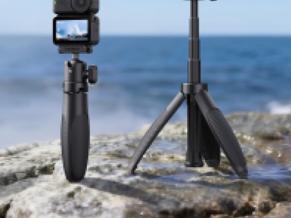 Telesin Mini Selfie Stick with Dual-Direction Magnetic Quick Release