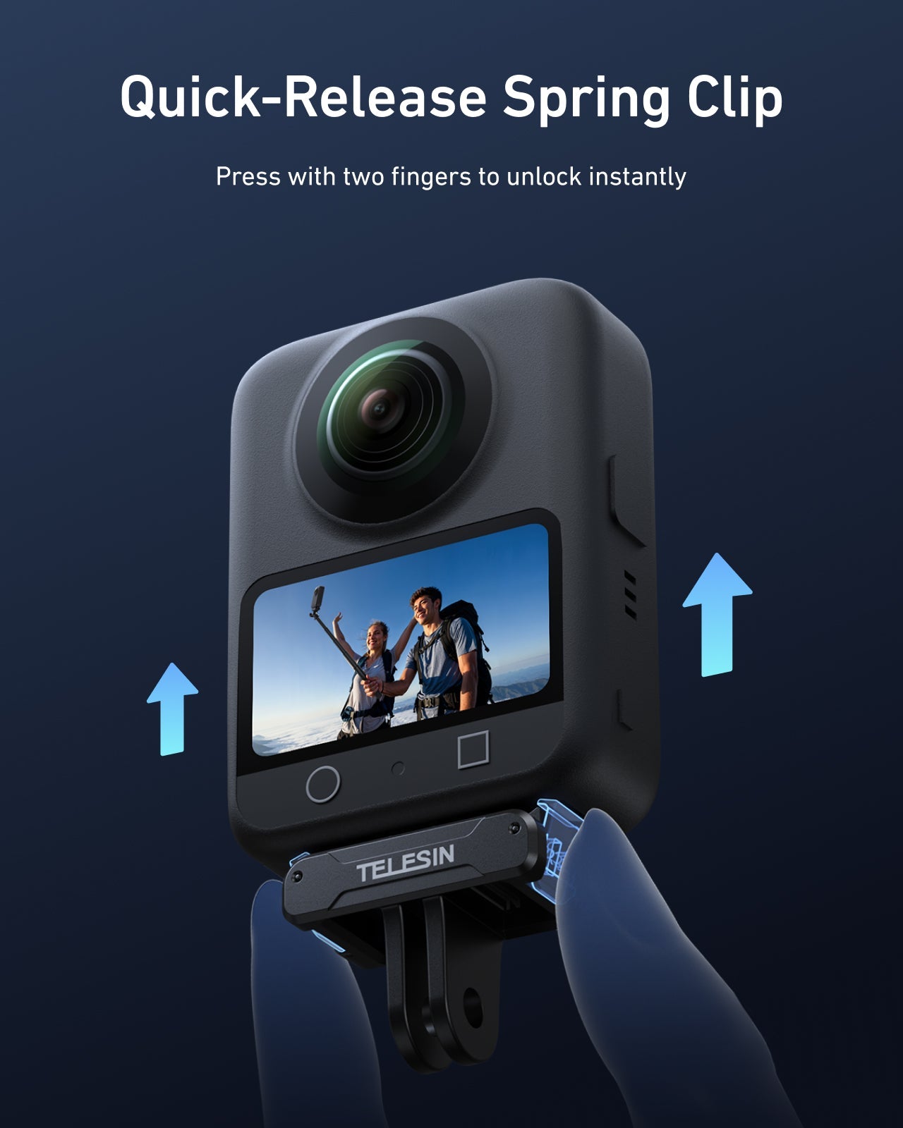 TELESIN Magnetic Quick-Release Adapter Mount telesinstore