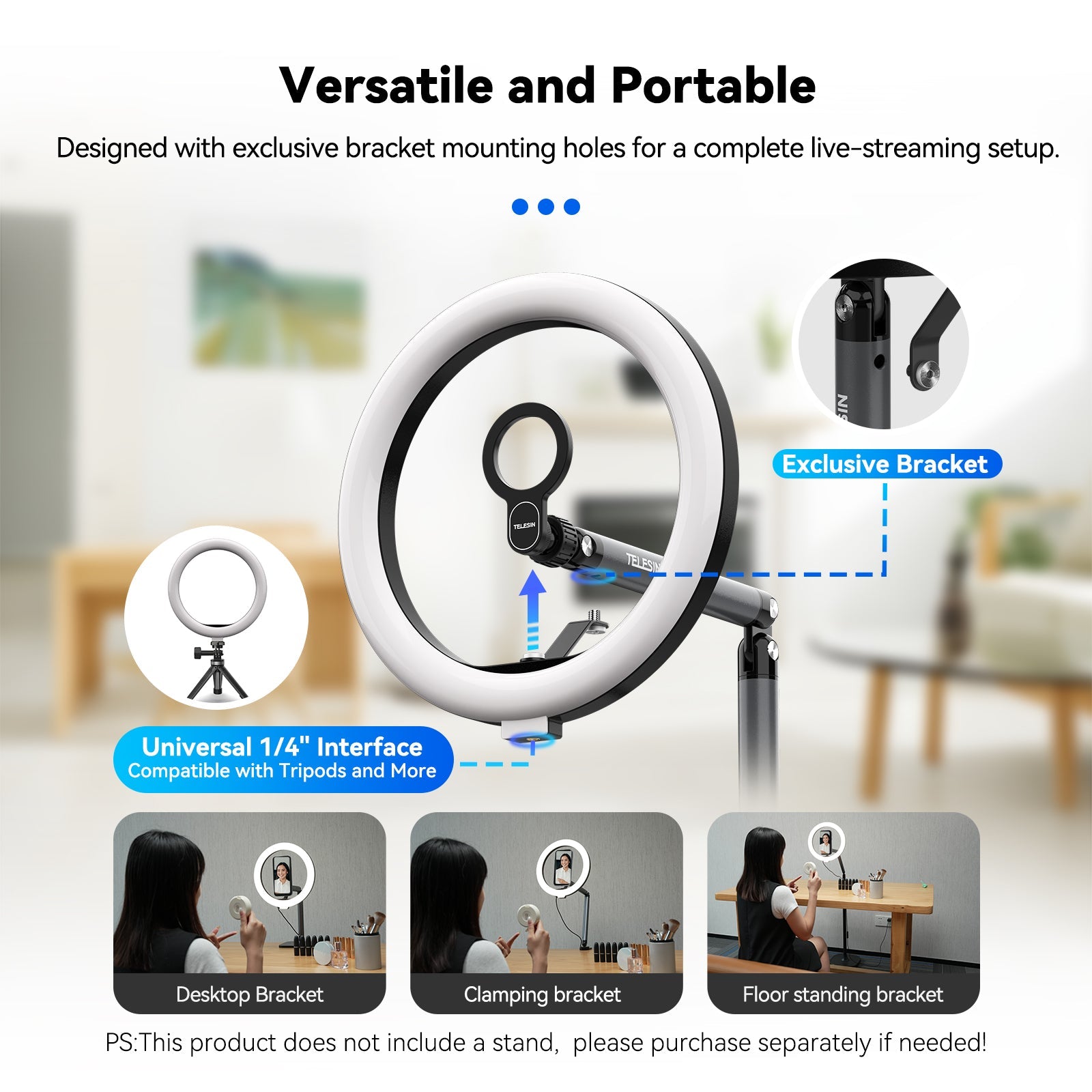 TELESIN Selfie Ring Light telesinstore