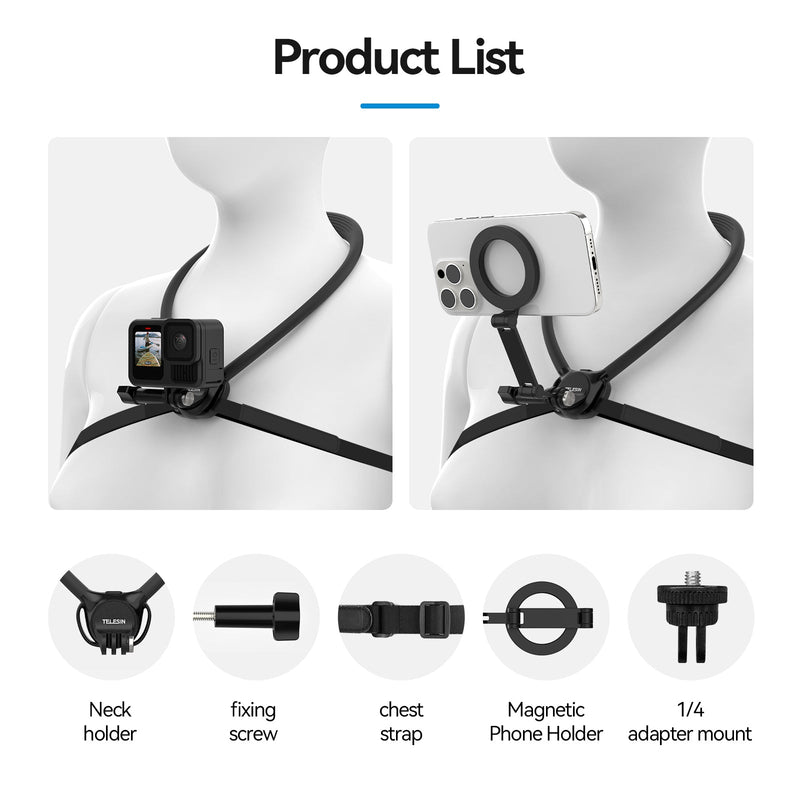 TELESIN Action Camera Neck Holder SE 2.0 telesinstore
