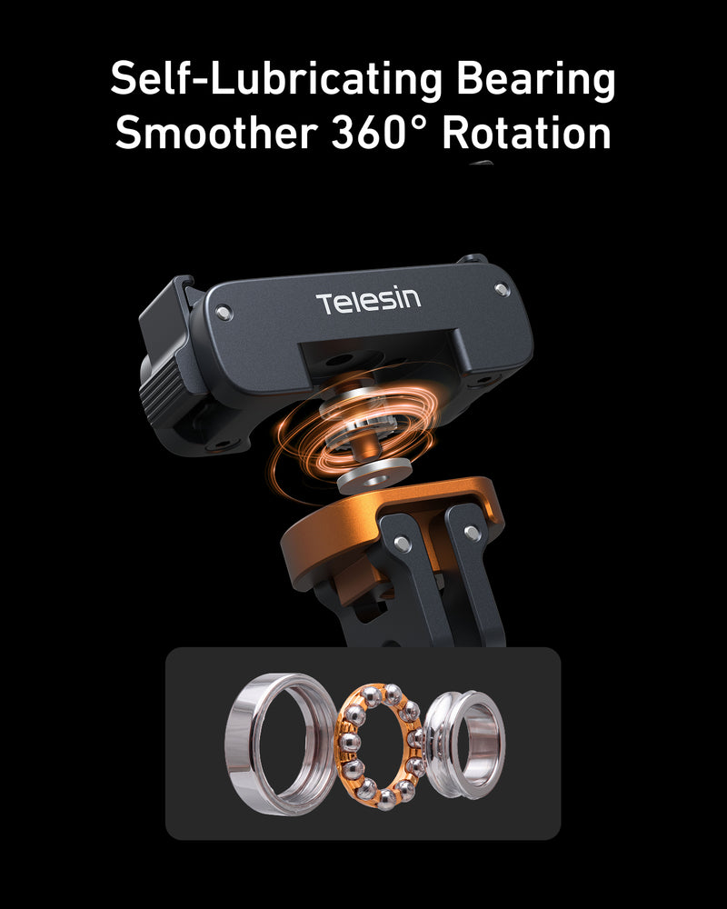 Telesin 360° Rotatable Magnetic Quick-Release Mount For DJI Osmo Action 6 / Osmo Nano