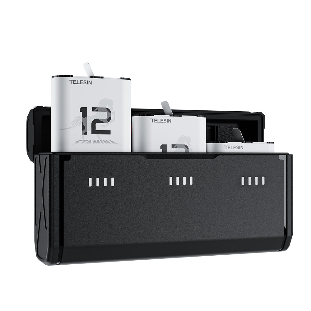 TELESIN Pocket Multifunktionale Aufbewahrungs- und Ladebox für GoPro 9/10/11/12