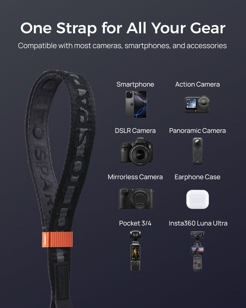 Telesin Quick-Release Universal Wrist Strap - Nylon Webbing