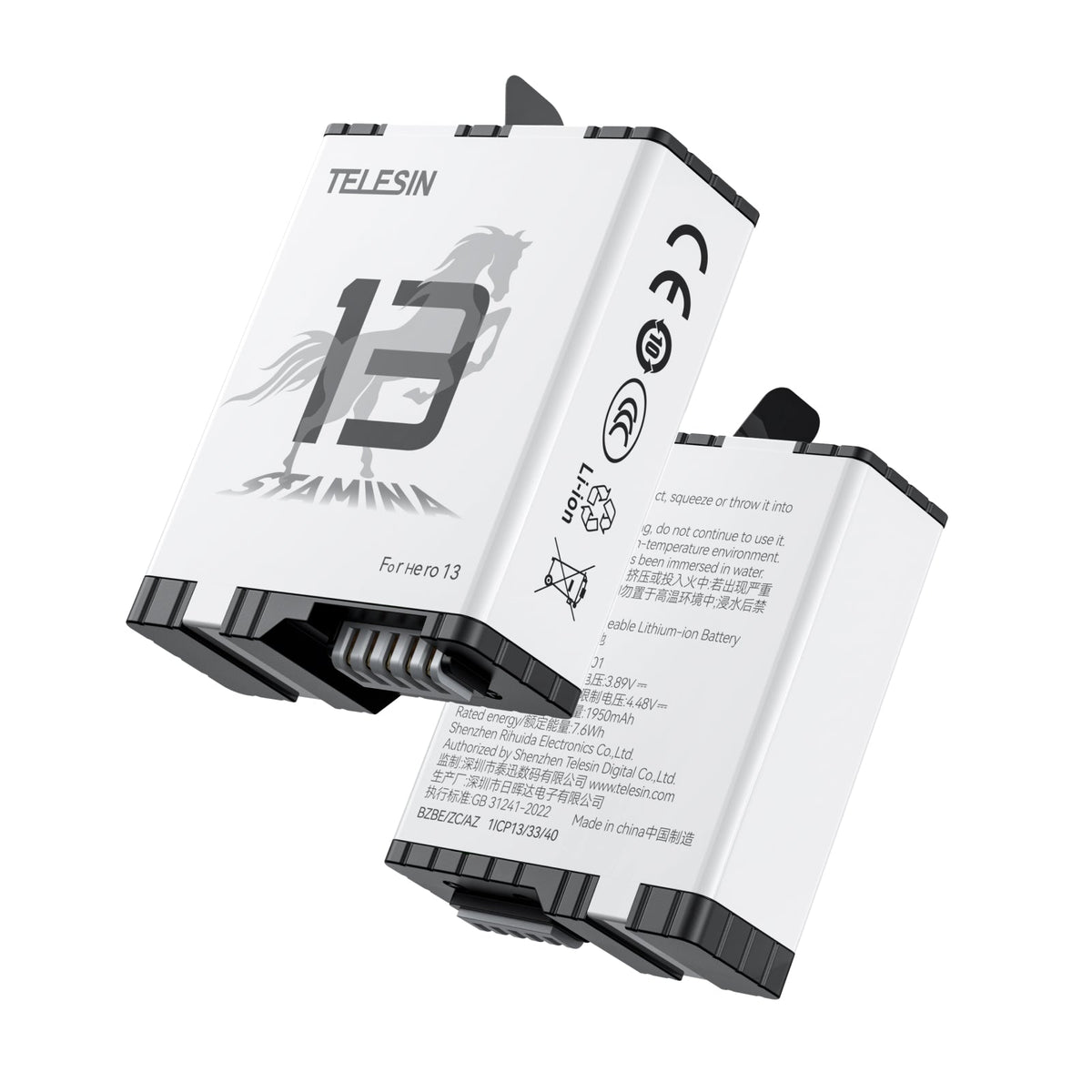 Pocket Battery Charger Case For Hero 13 telesinstore